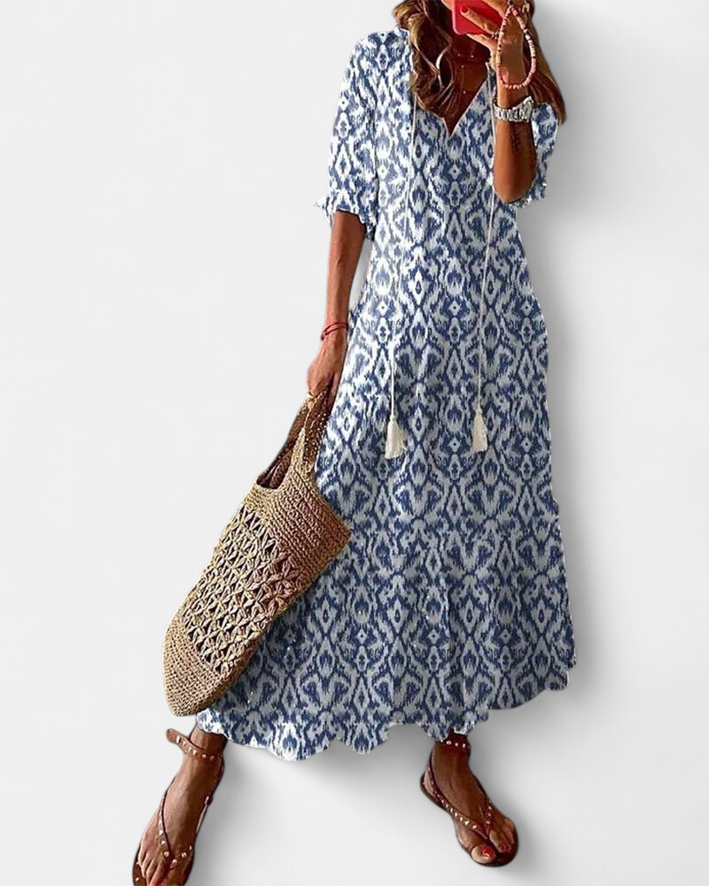 CASSIA | Bohemian Tummy-Enhancing Dress