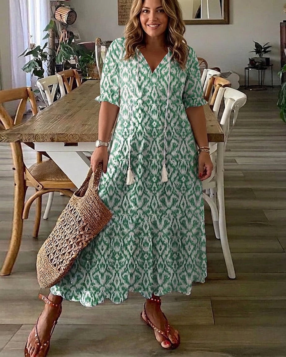 Rosalind - Bohemian Tummy-Enhancing Dress