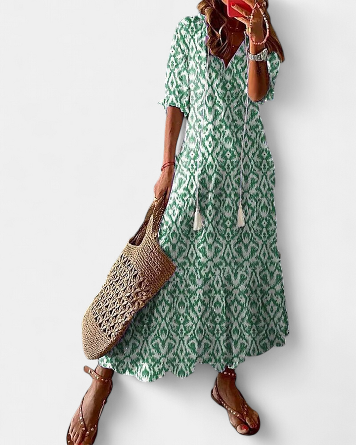 CASSIA | Bohemian Tummy-Enhancing Dress