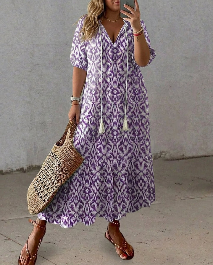Rosalind - Bohemian Tummy-Enhancing Dress