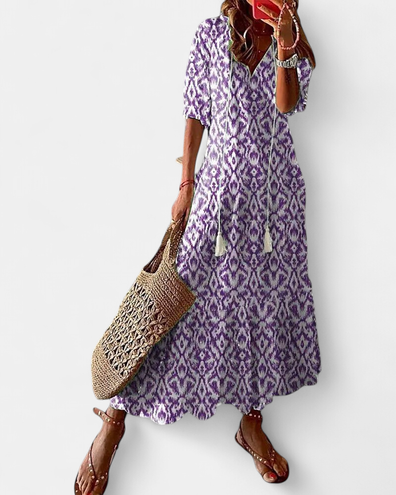 CASSIA | Bohemian Tummy-Enhancing Dress