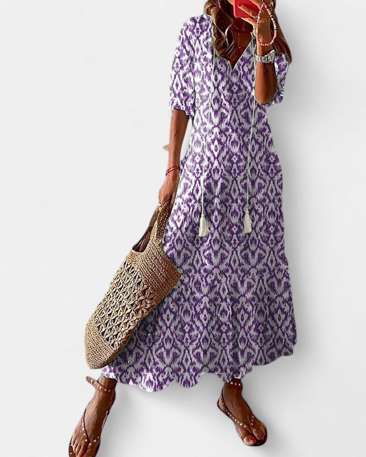 CASSIA | Bohemian Tummy-Enhancing Dress