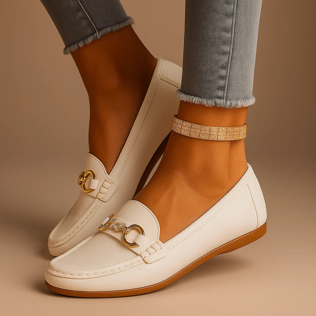 Rhinestone-Embellished Sorella Loafers