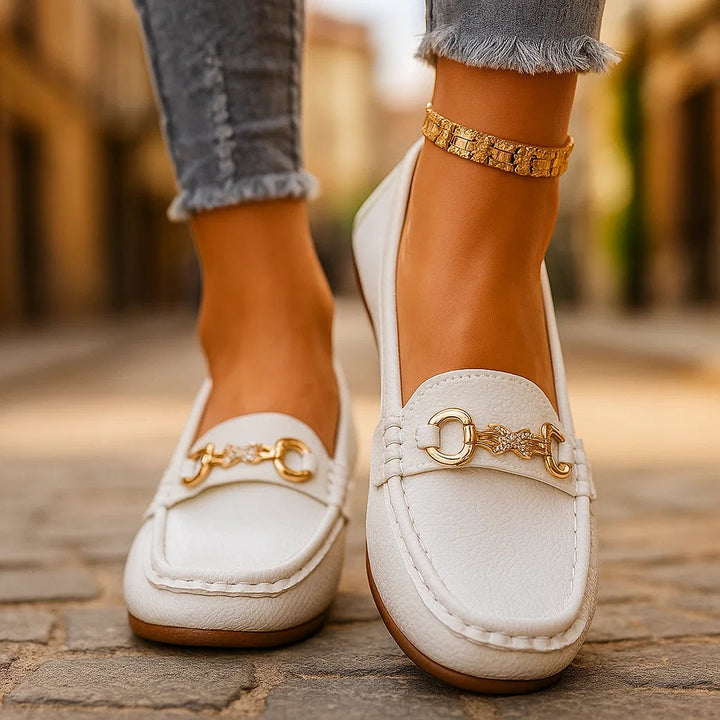 Rhinestone-Embellished Sorella Loafers