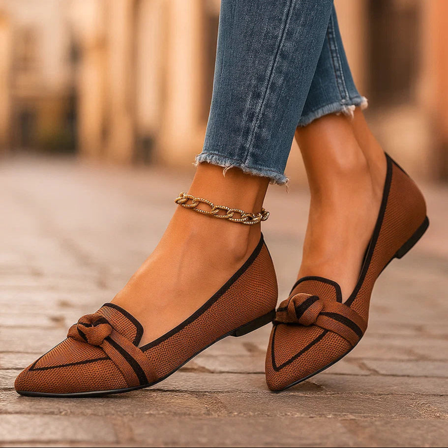 Valentina Knit Ballet Flats