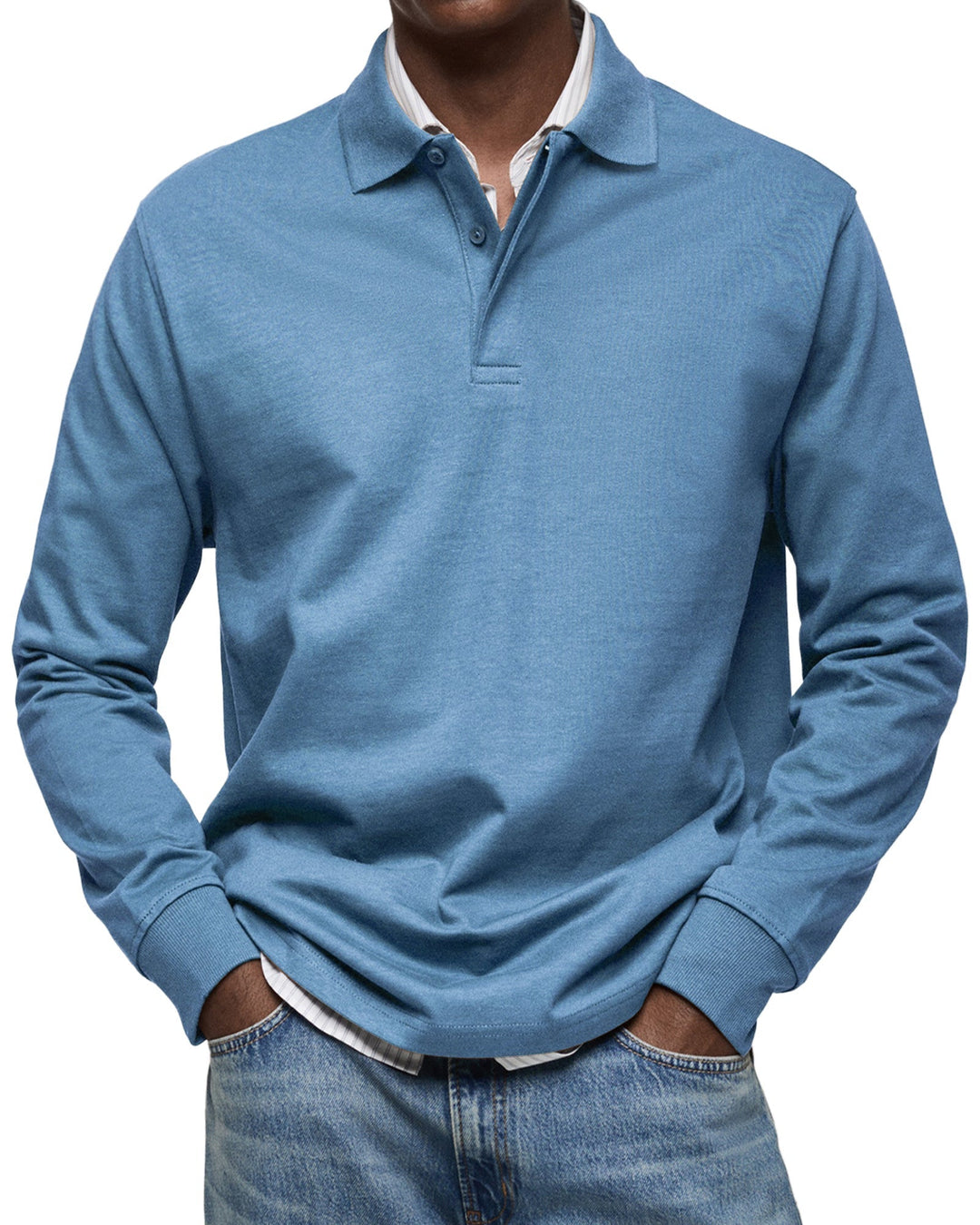 CAS | POLO SHIRT WITH LONG SLEEVES