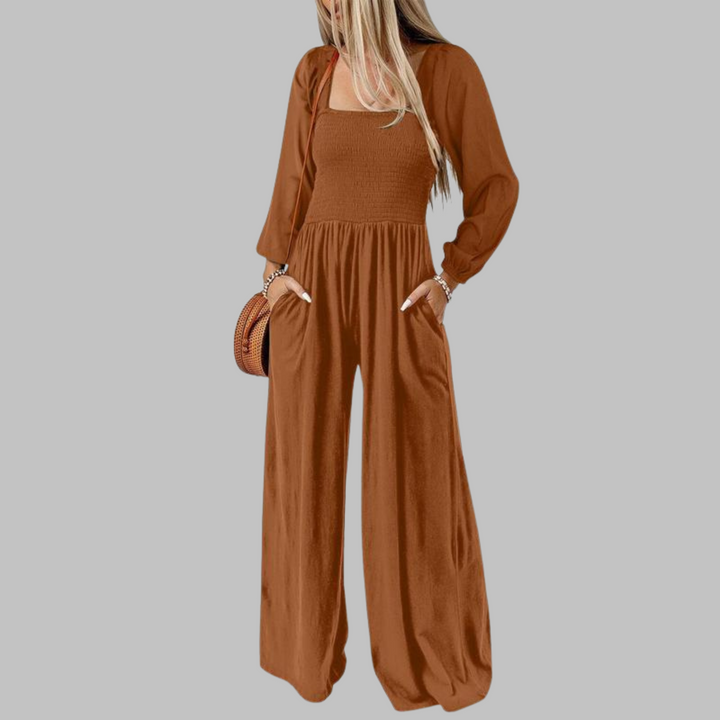 KISHA | Stylish Wide-Leg Loose Fit Jumpsuit