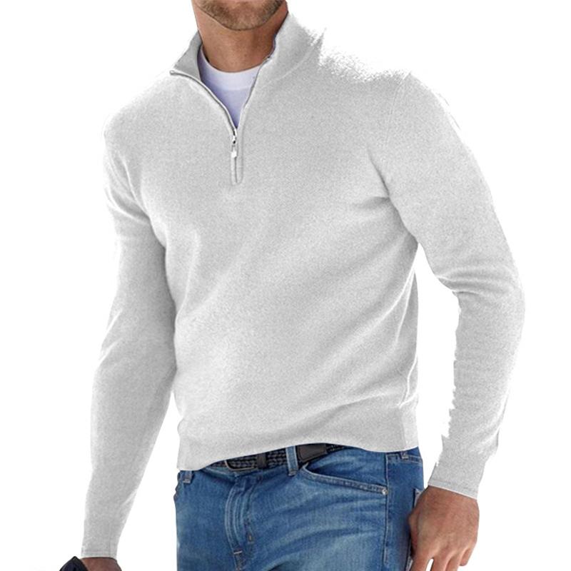 Harris Men's Comfort Half-Zip Knit Pullover with Sleek Design