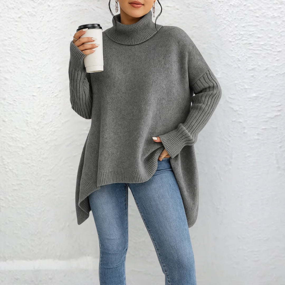 Brigit - Relaxed Fit Roll-Neck Sweater