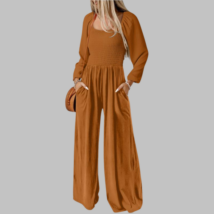 KISHA | Stylish Wide-Leg Loose Fit Jumpsuit