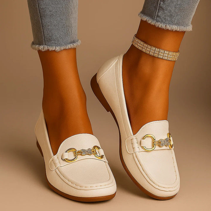 Rhinestone-Embellished Sorella Loafers