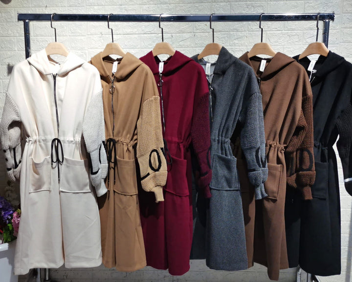 Nella | Women's Zip-Up Wool Blend Coat with a Flattering Silhouette
