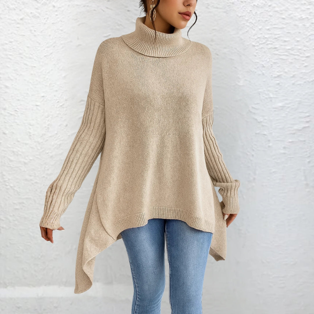 Brigit - Relaxed Fit Roll-Neck Sweater
