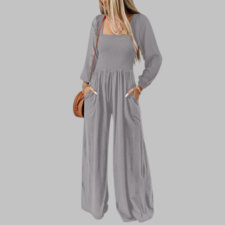 KISHA | Stylish Wide-Leg Loose Fit Jumpsuit