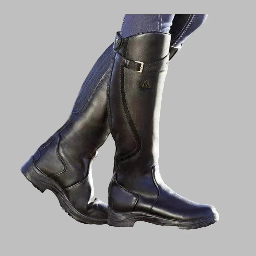 Yvaine | Women's Orthopedic Leather Boots with Cushioned Footbed