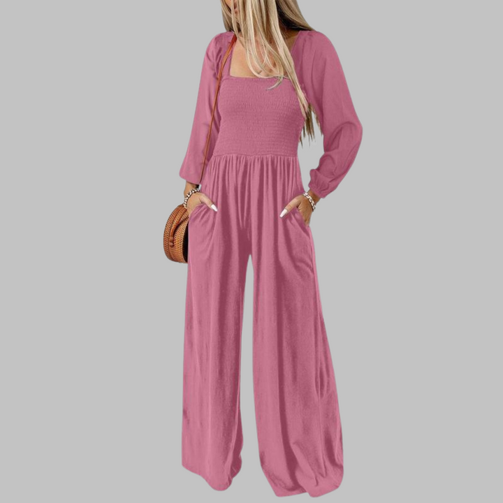 KISHA | Stylish Wide-Leg Loose Fit Jumpsuit