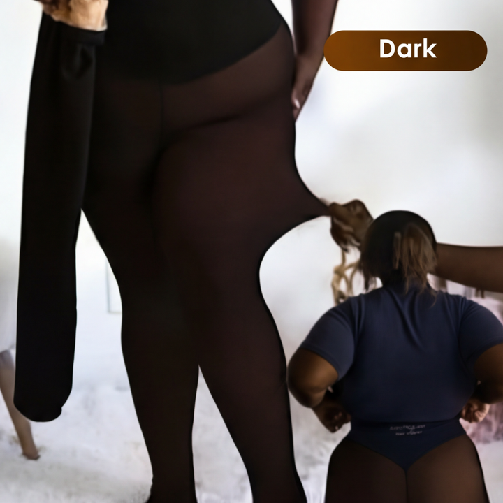 Velura - Women's Shaping Tights with Fleece Lining