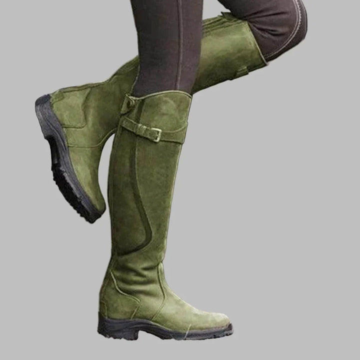 Yvaine | Women's Orthopedic Leather Boots with Cushioned Footbed