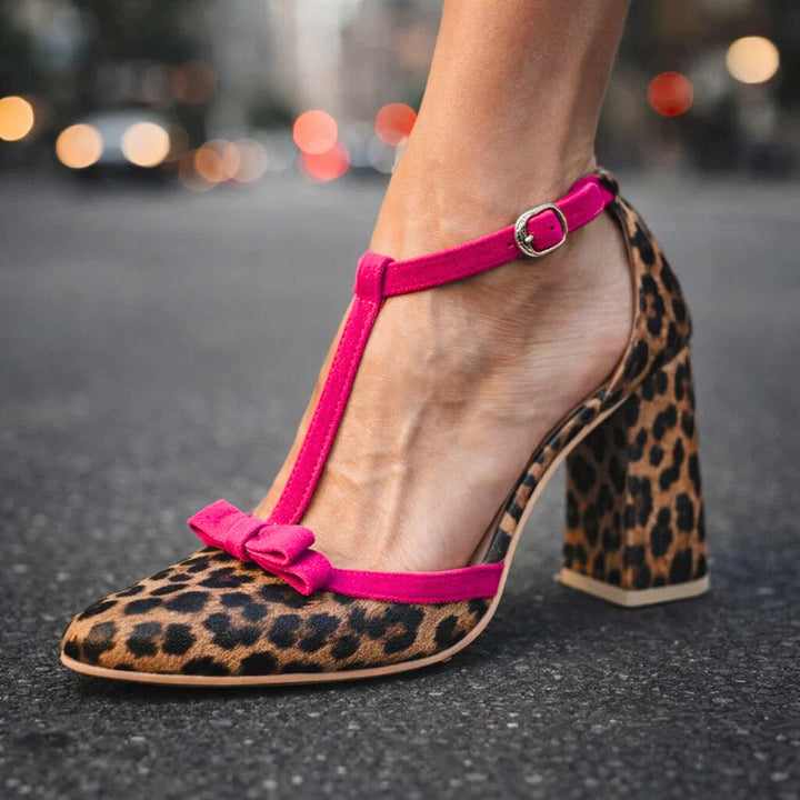 Valentina Leopard Print Heels