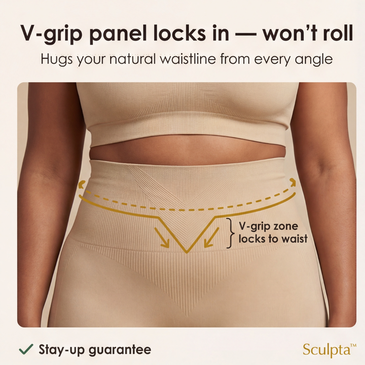 Sculpta – High-Waisted Shaping Shorts with Tummy Control