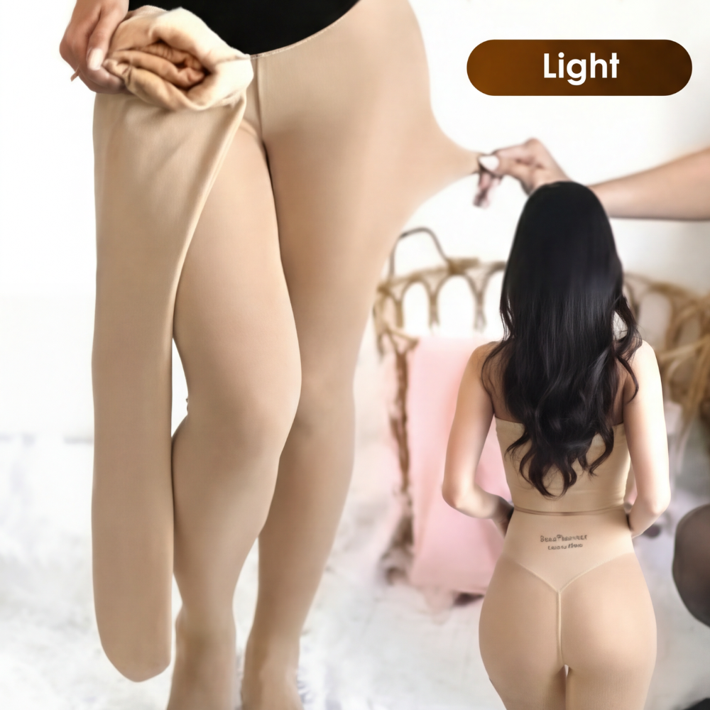 Velura - Women's Shaping Tights with Fleece Lining