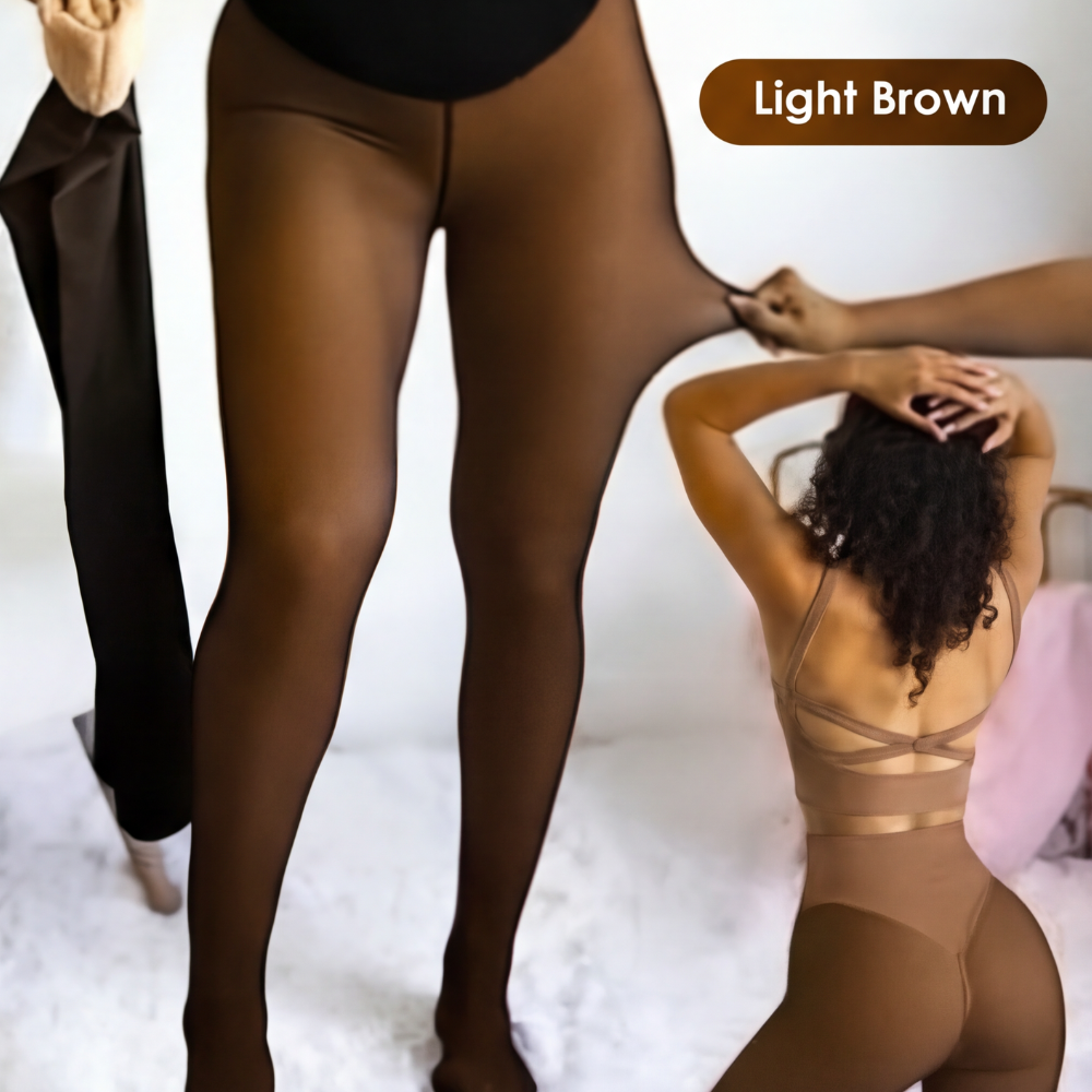 Velura - Women's Shaping Tights with Fleece Lining