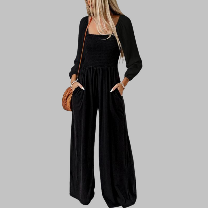 KISHA | Stylish Wide-Leg Loose Fit Jumpsuit
