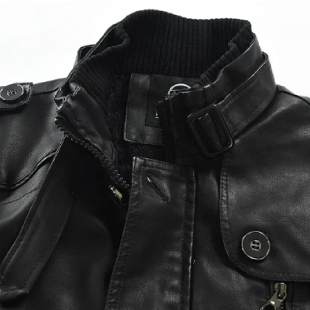 Long and Elegant Motorcycle Jacket