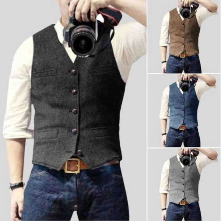 Elvis Stylish Men's Waistcoat