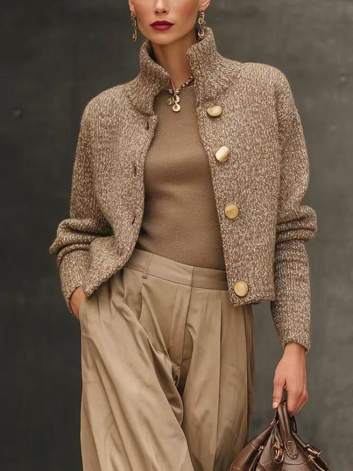 Isadora | Women's Tailored Wool Blend Jacket with Elegant Finish