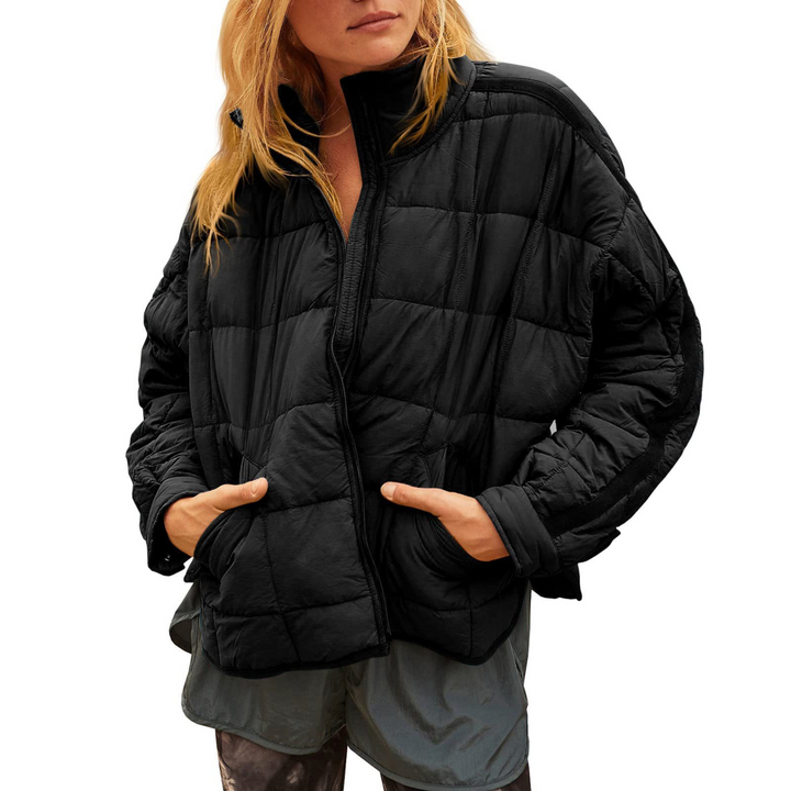 April | Women's Lightweight Compact Puffer Jacket with Zip Closure