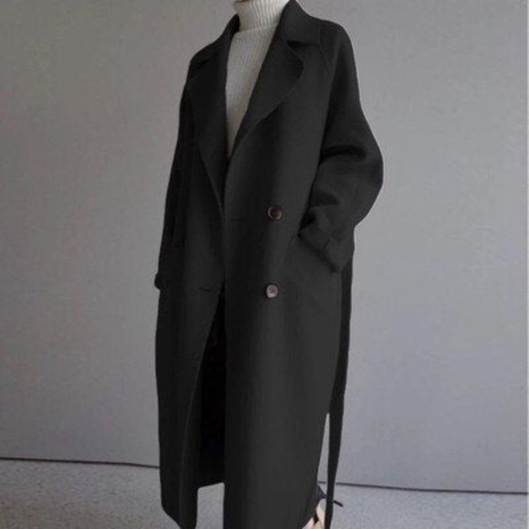 Ivy - Stylish Long Overcoat