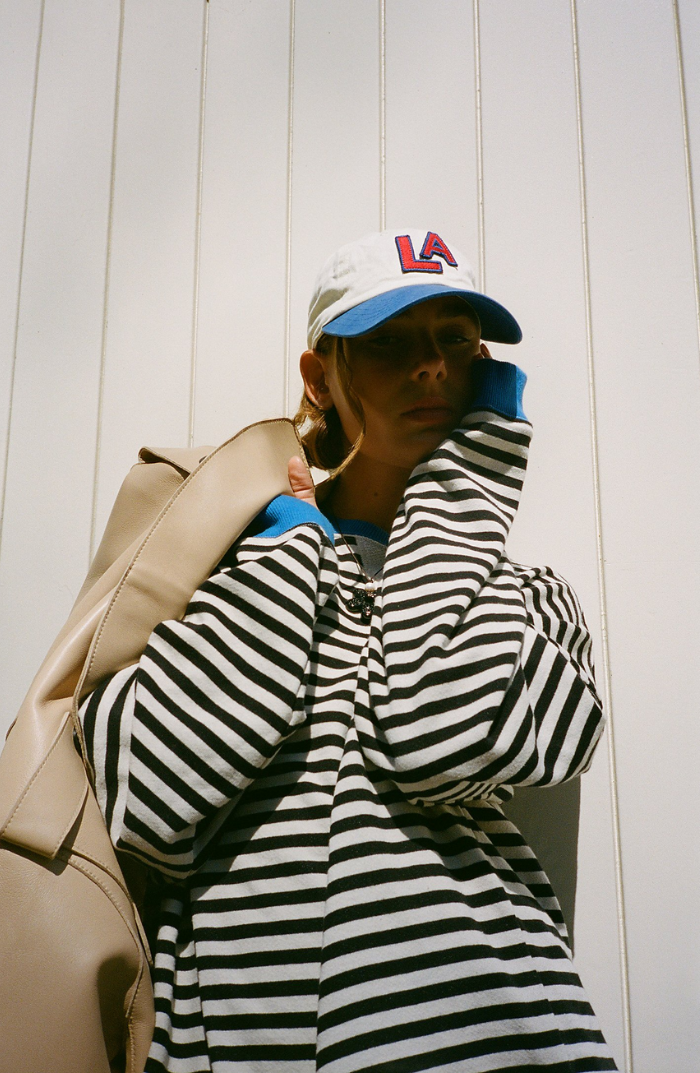 Linda | Women's Relaxed Fit Oversized Striped Sweater