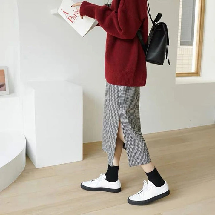 Mira - Cozy Turtleneck Knit Sweater