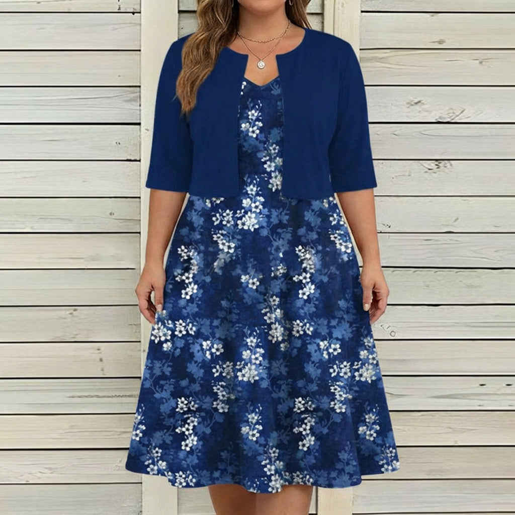 Marguerite - Enchanting Floral Charm Dress