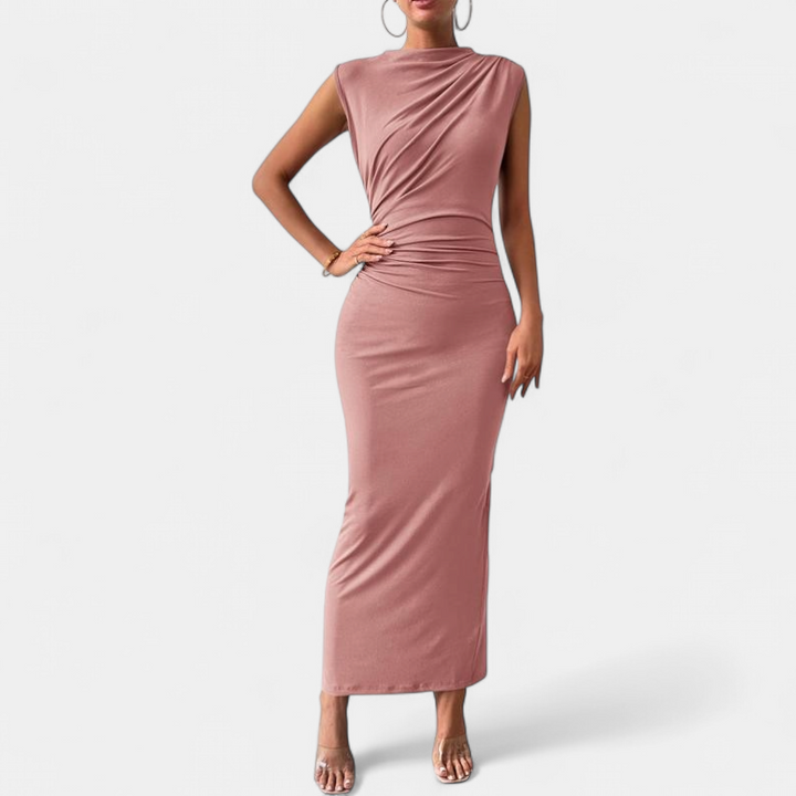 MELODY | Chic Bodycon Dress with Back Slit for Cocktail Events