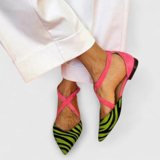 Khreysa | Stylish Strapped Ballerina Flats