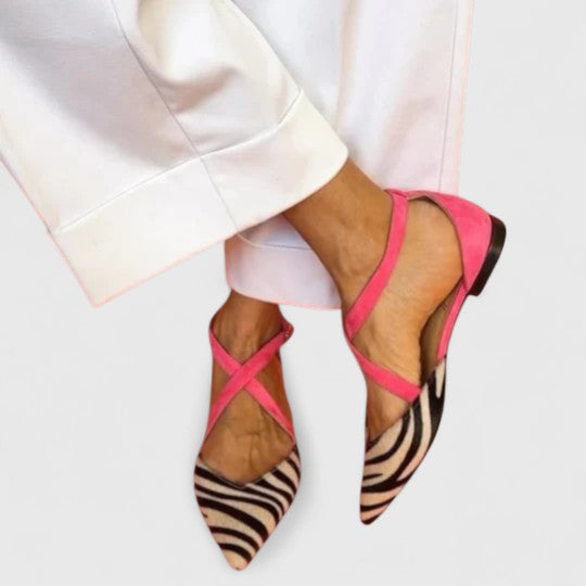 Khreysa | Stylish Strapped Ballerina Flats