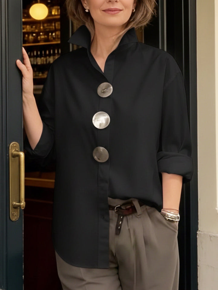 Rosaline | Classic Button-Up Blouse