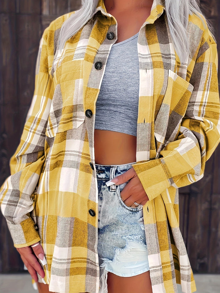 Elise™ | Gingham Summer Blouse