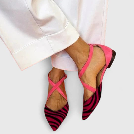 Khreysa | Stylish Strapped Ballerina Flats
