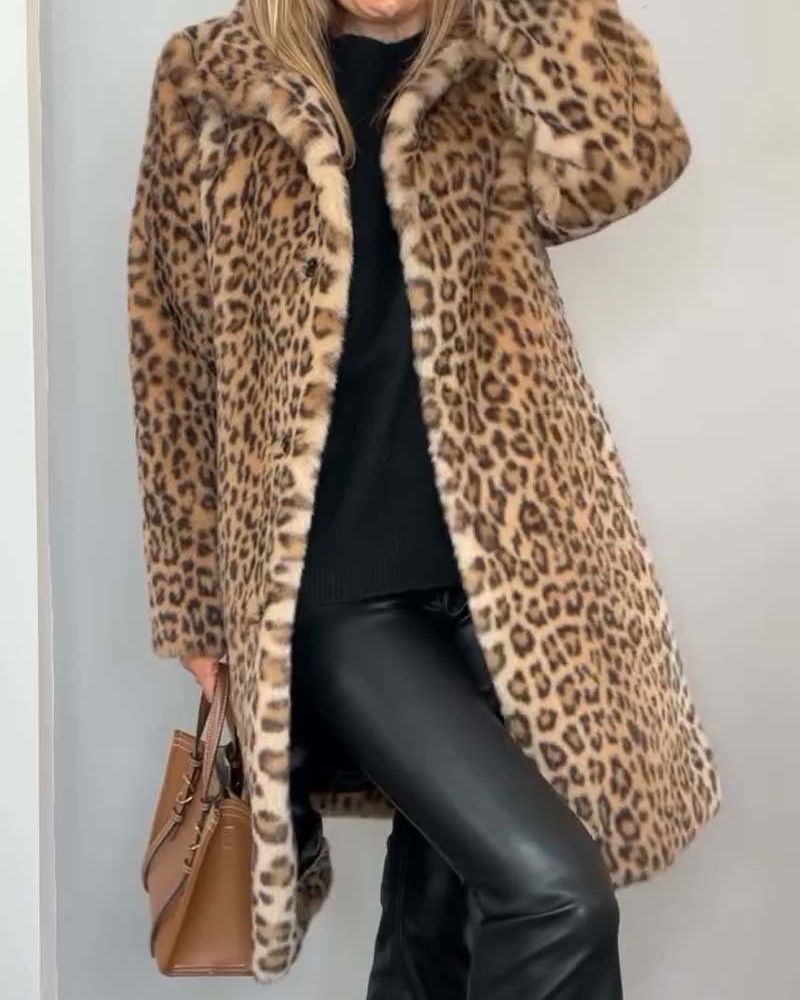 Talitha | Women's Soft-Hand Leopard Print Coat