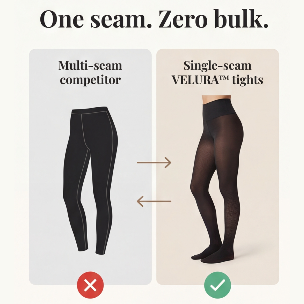Velura - Women's Shaping Tights with Fleece Lining