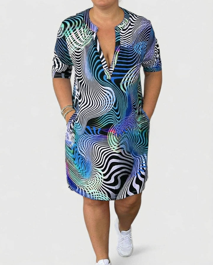 Niamh | Elegant V-Neck Dress