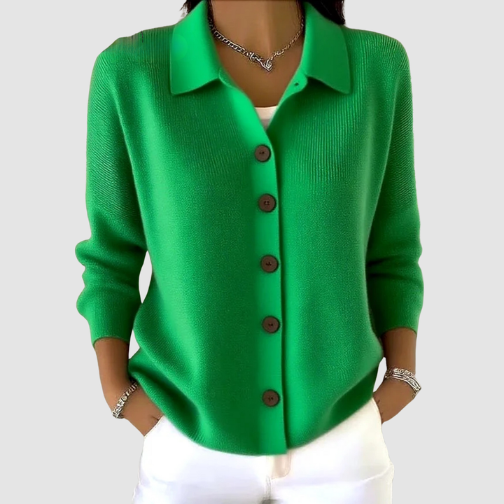 Leonora | Women's Soft Everyday Button-Up Knit Cardigan