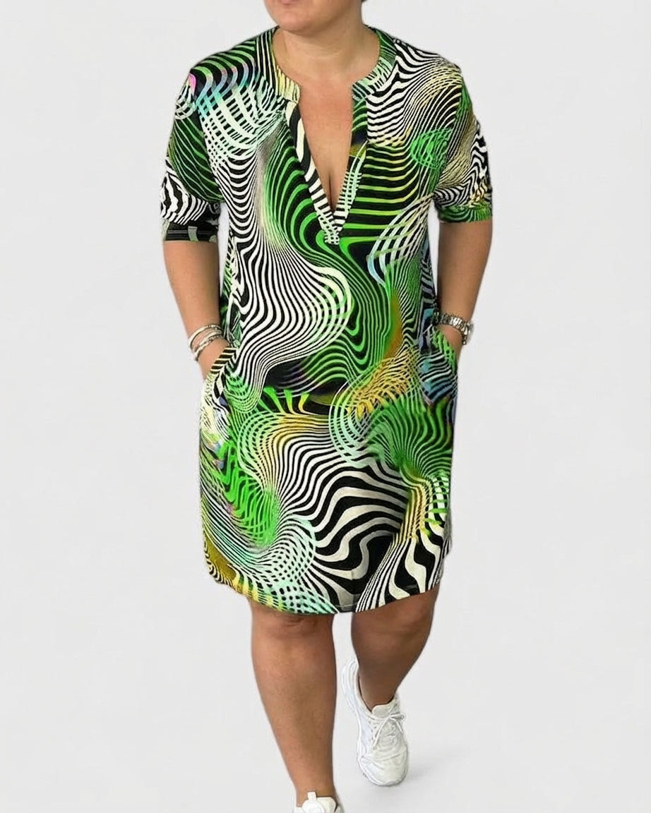 Niamh | Elegant V-Neck Dress