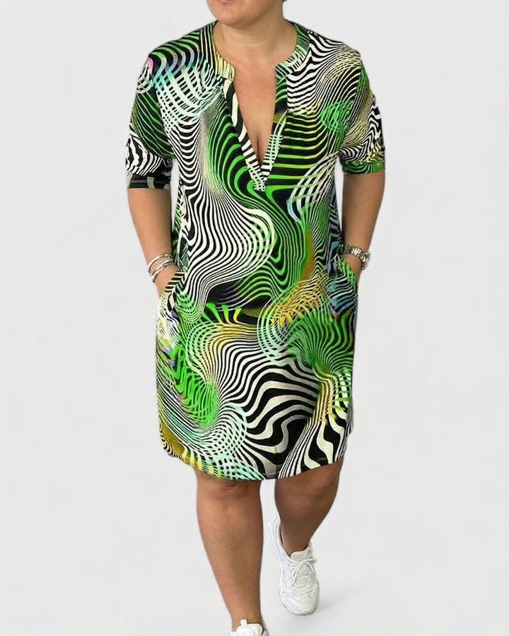 Niamh | Elegant V-Neck Dress