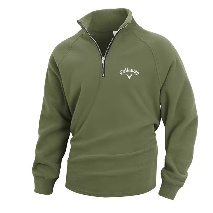 Elar | Men's Classic Collar Lightweight Fleece Half-Zip Jumper