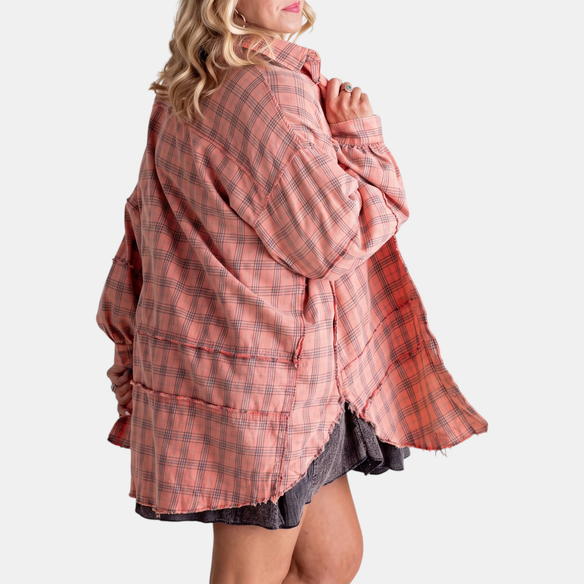 ZOEY | OVERSIZED LANTERN-SLEEVE SHIRT