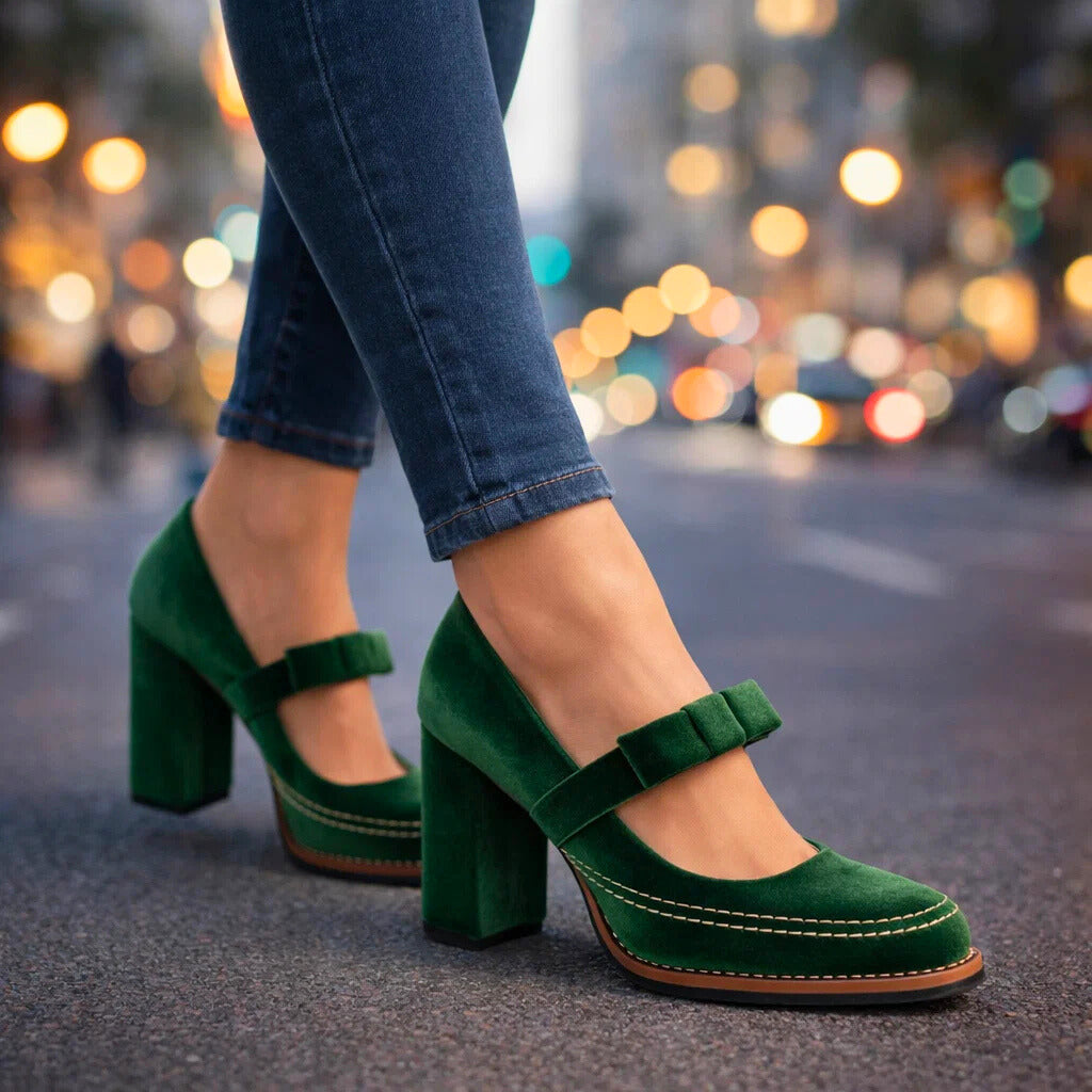 Valentina Luxe Velvet Heels